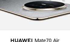 ‏华为Mate 70 Air预售！Mate首款Air手机，Mate史上最薄直板机